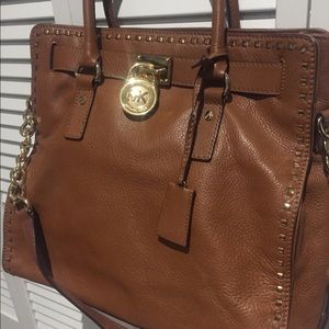 Michael Kors Hamilton Large Leather Tote
